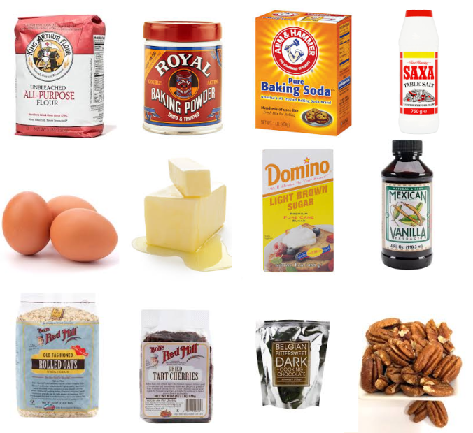 dried cherry pecan cookies