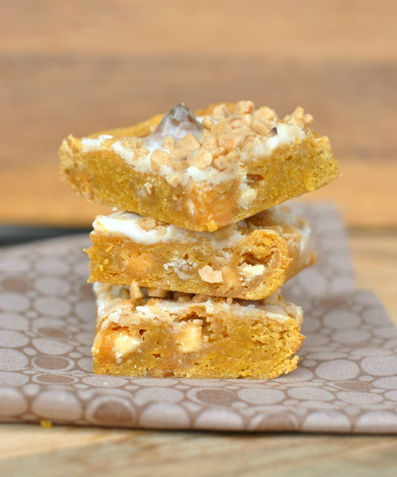 orange glazed brownies