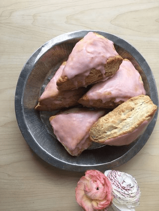 pink scones