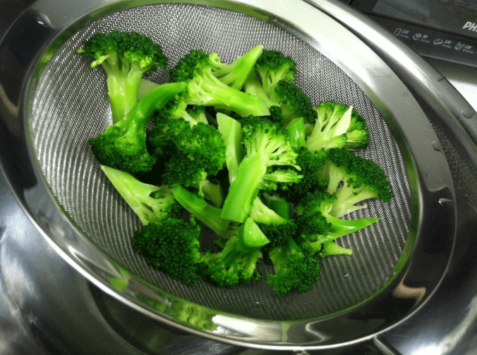 blanced broccoli
