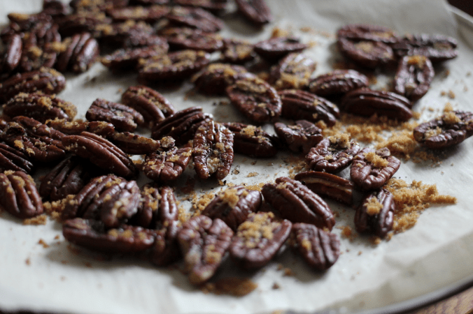 brown pecans