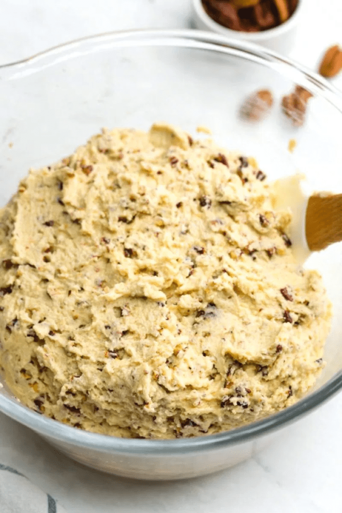 pecan shortbread dough